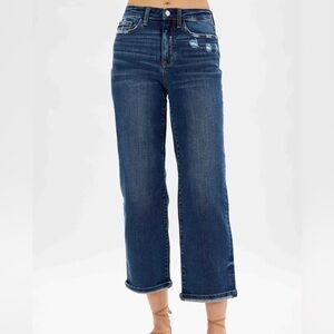 Judy Blue Dark Blue Flare Jeans
